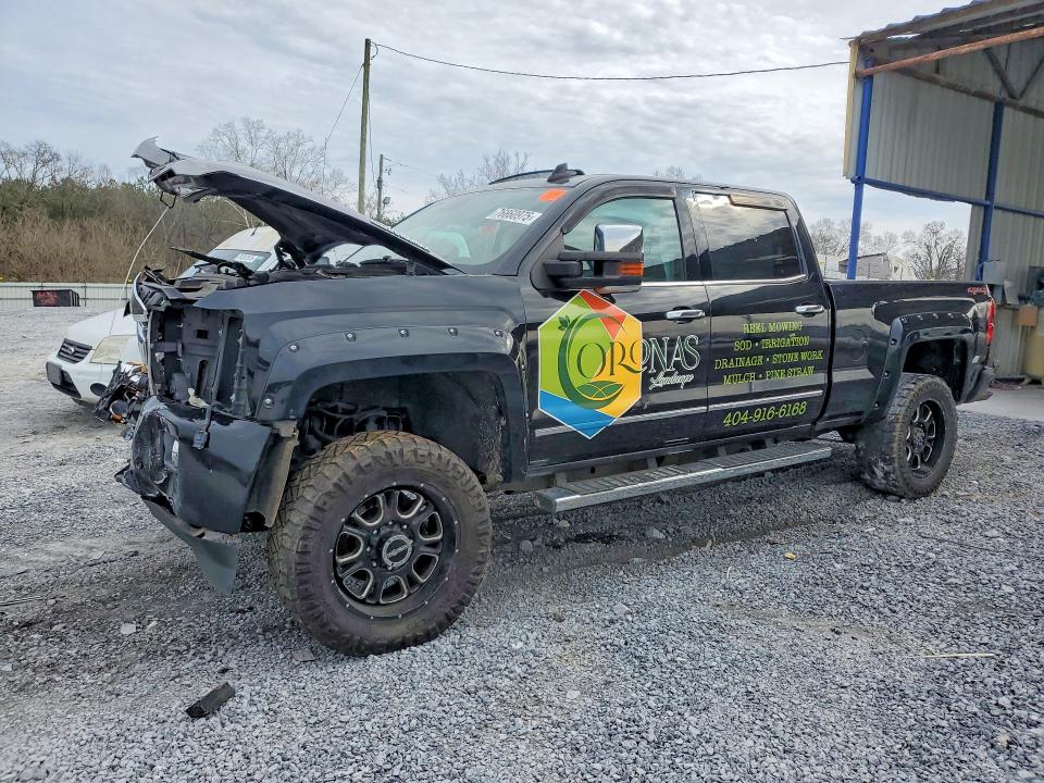 76860975 :رقم المزاد ، 1GC1KXE87FF673458 vin ، 2015 Chevrolet Silverado مزاد بيع