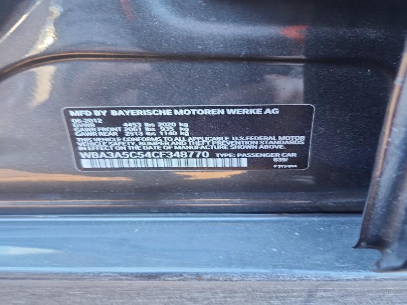 2012 Bmw 328 მანქანა იყიდება აუქციონზე, vin: WBA3A5C54CF348770, აუქციონის ნომერი: 76562365