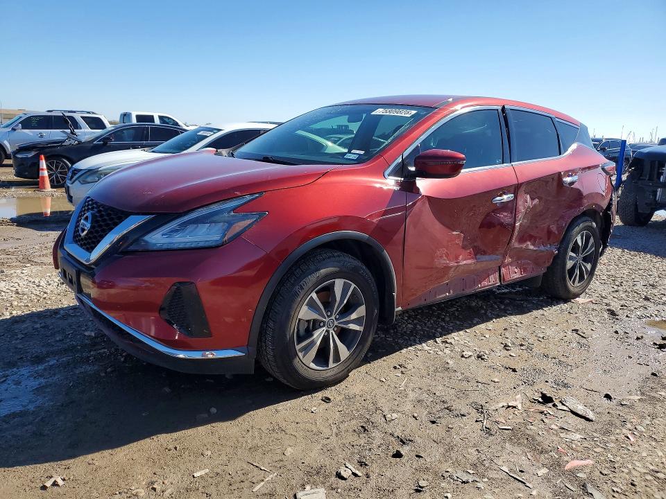 75809825 :رقم المزاد ، 5N1AZ2MJ7KN136085 vin ، 2019 Nissan Murano مزاد بيع