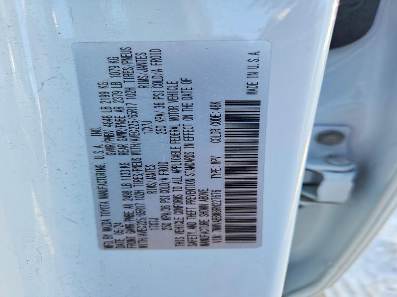 Aukcja sprzedaży 2024 Mazda Cx-50, vin: 7MMVABBM8RN227676, numer aukcji: 75928105