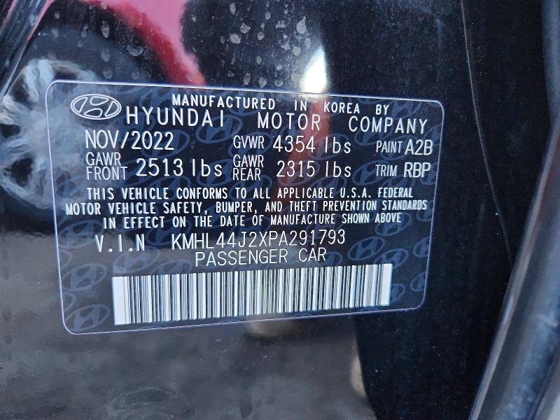 Aukcja sprzedaży 2023 Hyundai Sonata, vin: KMHL44J2XPA291793, numer aukcji: 74803655