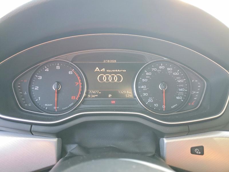 Продажа на аукционе авто 2017 Audi A4, vin: WAUANAF43HN016890, номер лота: 77704515