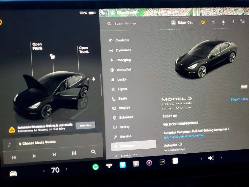 Продажа на аукционе авто 2023 Tesla Model 3, vin: 5YJ3E1EB0PF468045, номер лота: 76662845