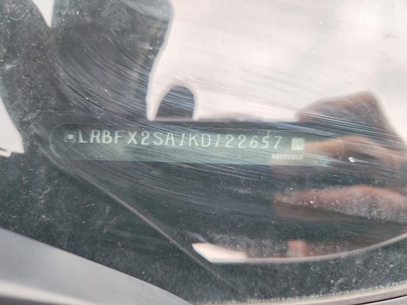 78206305 :رقم المزاد ، LRBFX2SA1KD122657 vin ، 2019 Buick Envision مزاد بيع