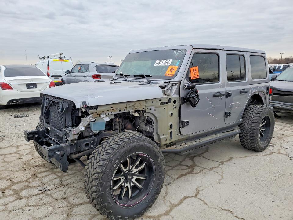 Продажа на аукционе авто 2018 Jeep Wrangler Unlimited, vin: 1C4HJXEG3JW114801, номер лота: 78812605
