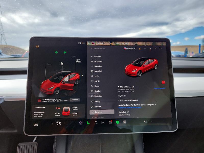 Auction sale of the 2022 Tesla Model 3, vin: 5YJ3E1EB2NF268345, lot number: 74631175