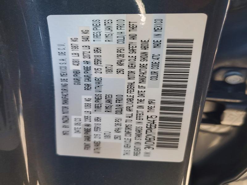 77115465 :رقم المزاد ، 3MVDMBCM7PM564475 vin ، 2023 Mazda Cx-30 مزاد بيع