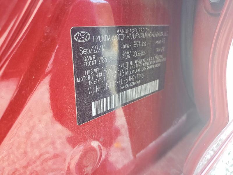 Продажа на аукционе авто 2018 Hyundai Elantra, vin: 5NPD74LF6JH277146, номер лота: 78371575