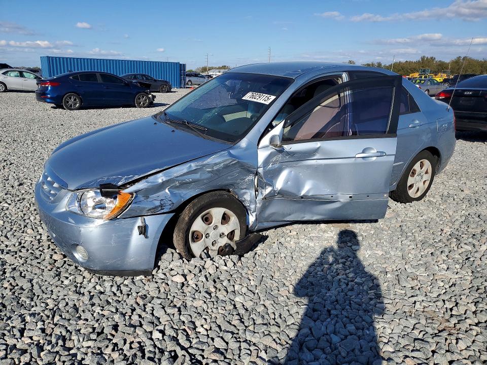 Продажа на аукционе авто 2005 Kia Spectra, vin: KNAFE121355132913, номер лота: 76029115