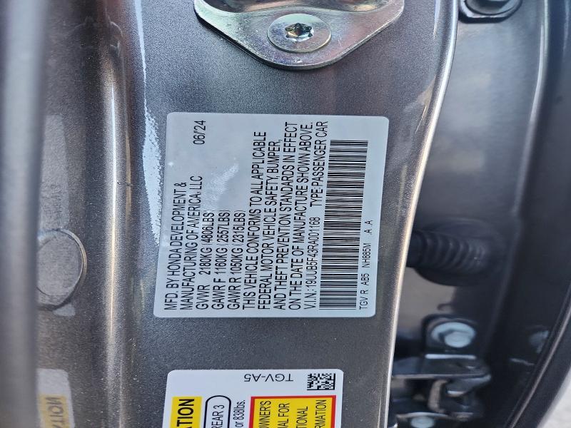 Aukcja sprzedaży 2024 Acura Tlx, vin: 19UUB5F43RA001168, numer aukcji: 75772375
