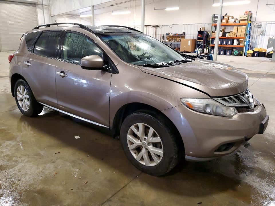 2011 Nissan Murano მანქანა იყიდება აუქციონზე, vin: JN8AZ1MW4BW163379, აუქციონის ნომერი: 78627455