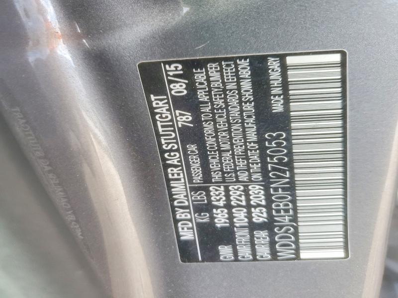 Продажа на аукционе авто 2015 Mercedes-benz Cla, vin: WDDSJ4EB0FN275053, номер лота: 77857565