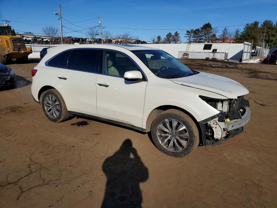 76455765 :رقم المزاد ، 5FRYD4H44FB024204 vin ، 2015 Acura Mdx مزاد بيع