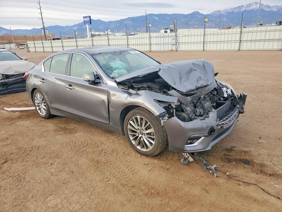 2018 Infiniti Q50 მანქანა იყიდება აუქციონზე, vin: JN1EV7AP2JM365014, აუქციონის ნომერი: 77084315