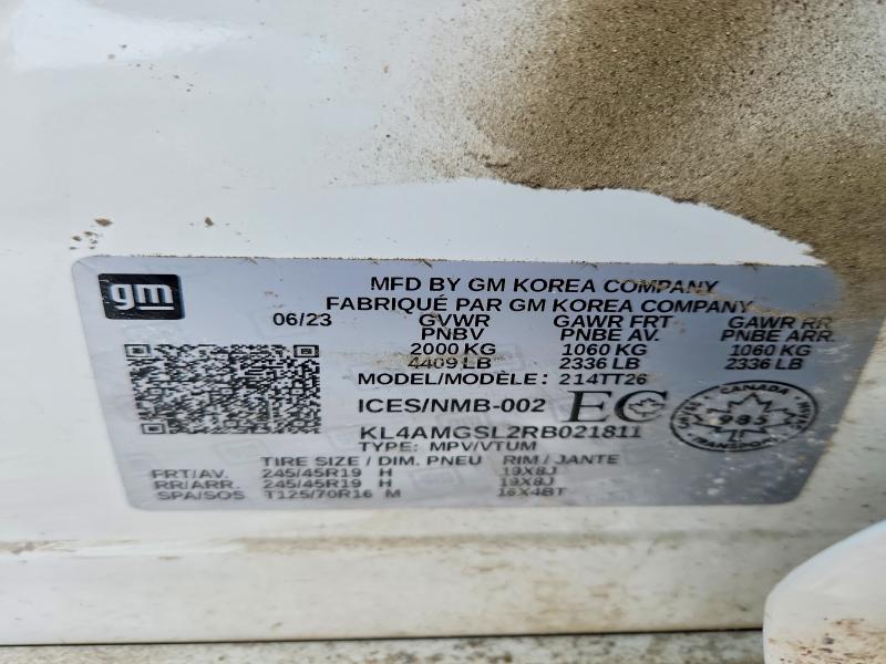 Aukcja sprzedaży 2024 Buick Encore Gx, vin: KL4AMGSL2RB021811, numer aukcji: 75599125