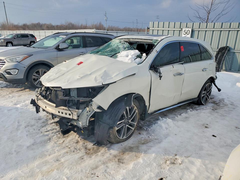 2017 Acura Mdx მანქანა იყიდება აუქციონზე, vin: 5FRYD4H44HB507050, აუქციონის ნომერი: 77149885