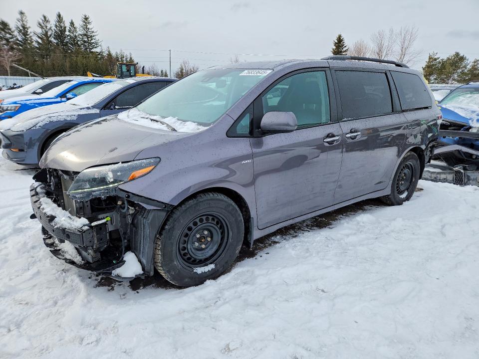 2020 Toyota Sienna მანქანა იყიდება აუქციონზე, vin: 5TDEZ3DC5LS235822, აუქციონის ნომერი: 76833645
