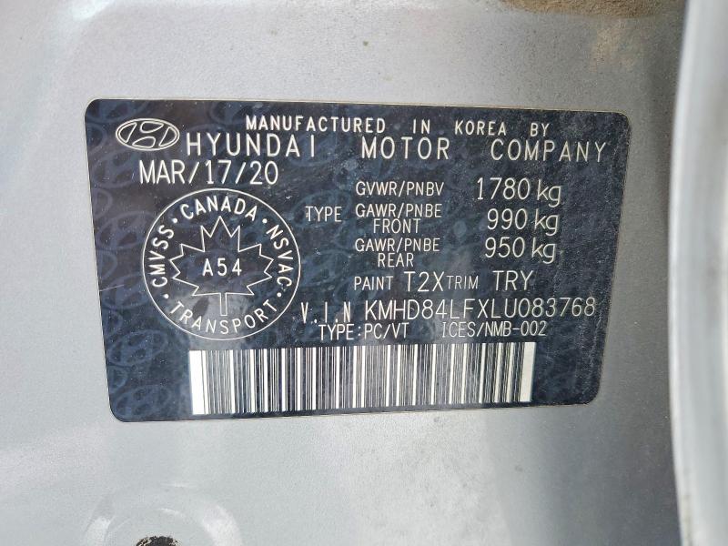 Продажа на аукционе авто 2020 Hyundai Elantra Se, vin: KMHD84LFXLU083768, номер лота: 76346785