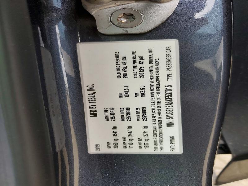 Aukcja sprzedaży 2019 Tesla Model 3, vin: 5YJ3E1EA8KF537015, numer aukcji: 73095145