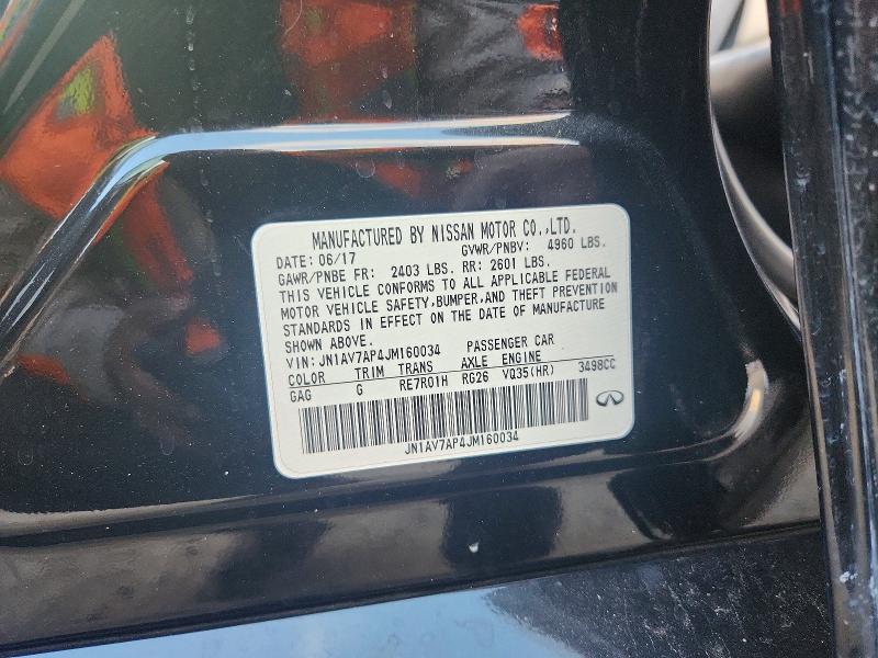 Продажа на аукционе авто 2018 Infiniti Q50, vin: JN1AV7AP4JM160034, номер лота: 77924485