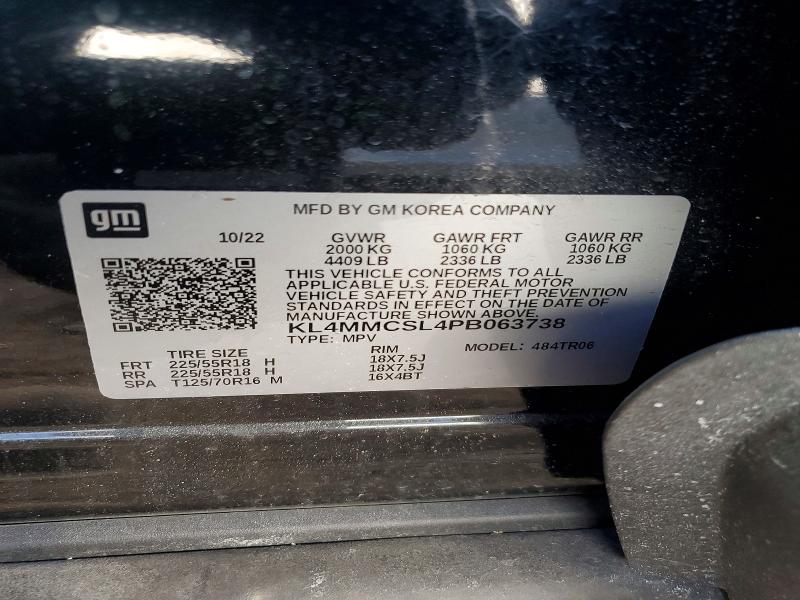 78466605 :رقم المزاد ، KL4MMCSL4PB063738 vin ، 2023 Buick Encore Gx مزاد بيع