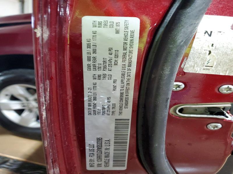 78780595 :رقم المزاد ، 1C6RR7LGXMS532095 vin ، 2021 Ram 1500 Classic مزاد بيع