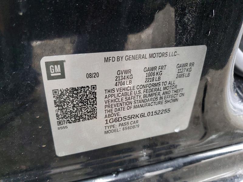 Auction sale of the 2020 Cadillac Ct5, vin: 1G6DS5RK6L0152255, lot number: 78036845