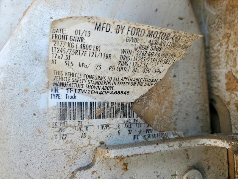 Продажа на аукционе авто 2013 Ford F250, vin: 1FT7W2B64DEA68546, номер лота: 78323755