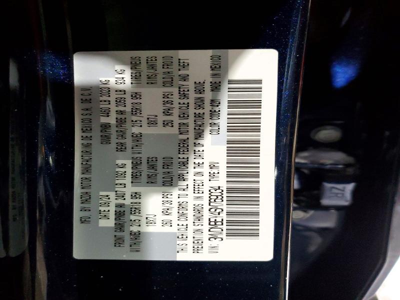 96795185 :رقم المزاد ، 3MVDMBEY4SM769034 vin ، 2025 Mazda Cx-30 مزاد بيع