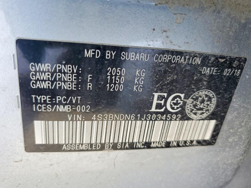 Продаж на аукціоні авто 2018 Subaru Legacy, vin: 4S3BNDN61J3034592, номер лоту: 76507135