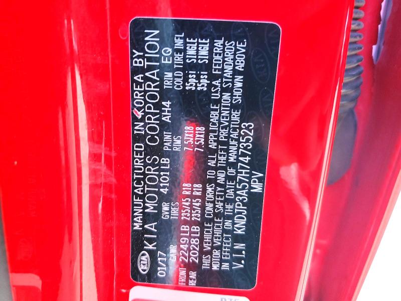 Aukcja sprzedaży 2017 Kia Soul, vin: KNDJP3A57H7473523, numer aukcji: 75498305