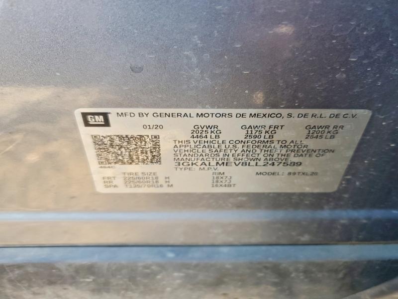 Продажа на аукционе авто 2020 Gmc Terrain, vin: 3GKALMEV8LL247589, номер лота: 76762515
