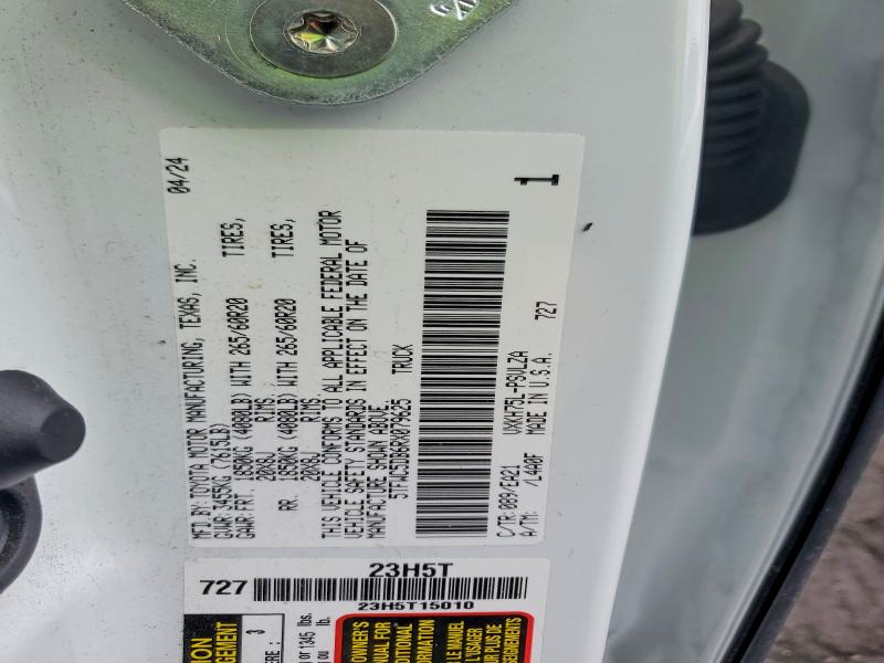 Aukcja sprzedaży 2024 Toyota Tundra, vin: 5TFWC5DB6RX079625, numer aukcji: 78440655