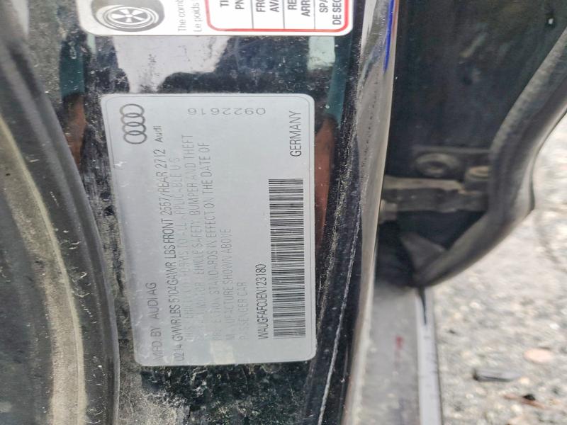 76333815 :رقم المزاد ، WAUGFAFC0EN123180 vin ، 2014 Audi A6 مزاد بيع