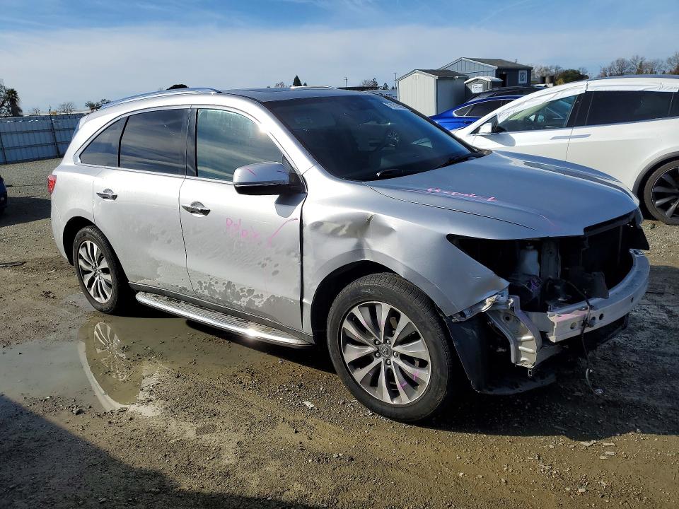 2014 Acura Mdx მანქანა იყიდება აუქციონზე, vin: 5FRYD4H46EB046493, აუქციონის ნომერი: 78178565