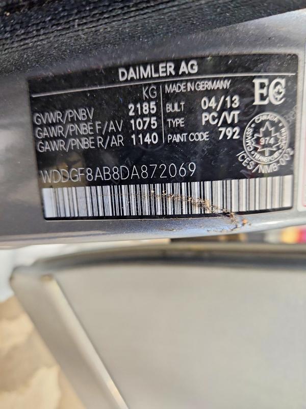 Продажа на аукционе авто 2013 Mercedes-benz C, vin: WDDGF8AB8DA872069, номер лота: 77707805