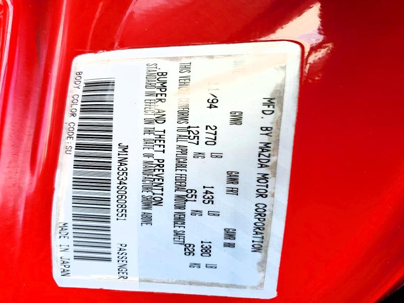 Продаж на аукціоні авто 1995 Mazda Miata, vin: JM1NA3534S0608551, номер лоту: 79216485