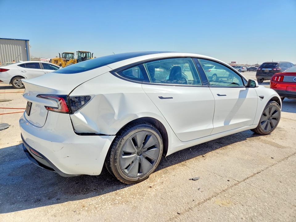 Продажа на аукционе авто 2025 Tesla Model 3, vin: 5YJ3E1EA4SF038938, номер лота: 79474085
