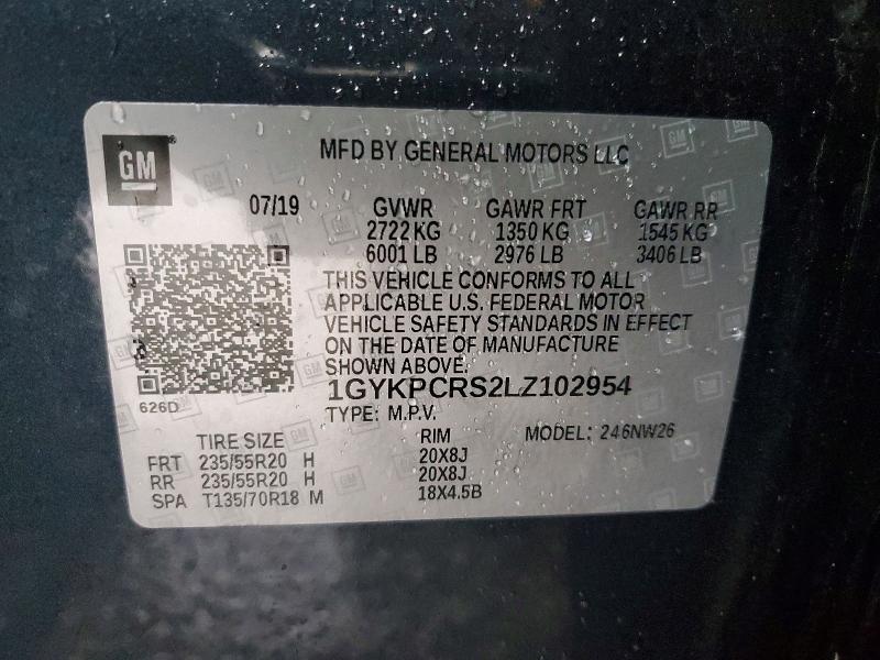 Продажа на аукционе авто 2020 Cadillac Xt6, vin: 1GYKPCRS2LZ102954, номер лота: 77367525