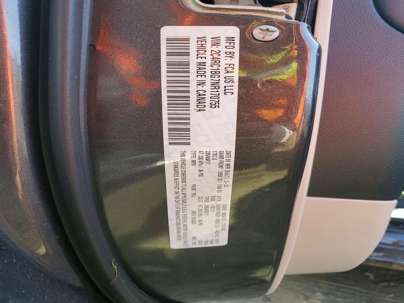 Aukcja sprzedaży 2022 Chrysler Pacifica, vin: 2C4RC1BG7NR170755, numer aukcji: 77392145