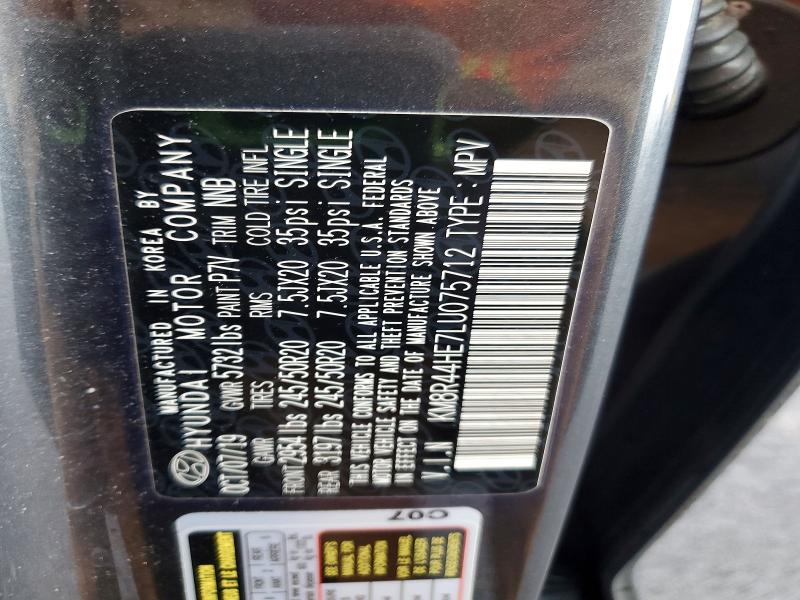 Aukcja sprzedaży 2020 Hyundai Palisade, vin: KM8R44HE7LU075712, numer aukcji: 75974675