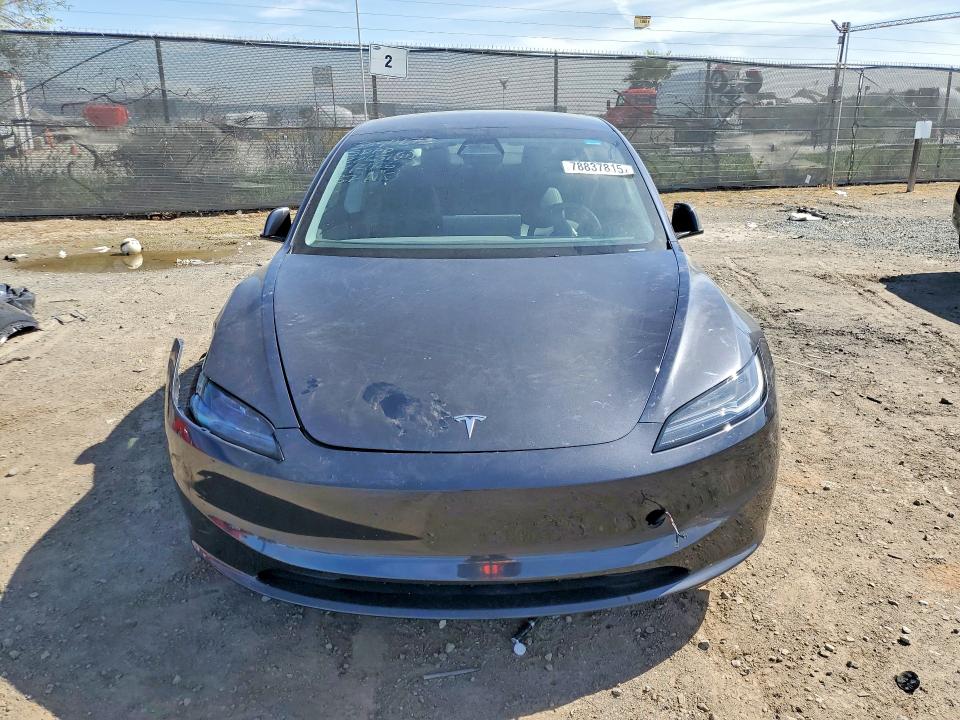 Продаж на аукціоні авто 2025 Tesla Model 3, vin: 5YJ3E1EA3SF913958, номер лоту: 78837815