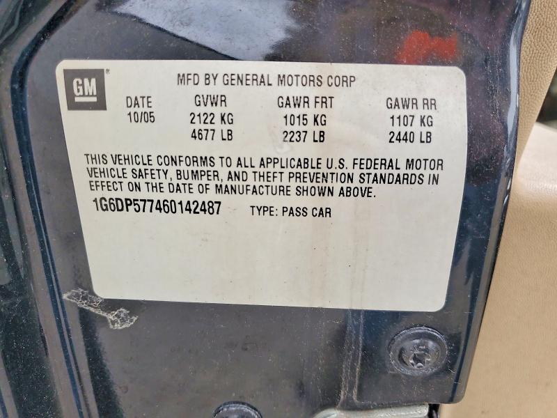 Продажа на аукционе авто 2006 Cadillac Cts, vin: 1G6DP577460142487, номер лота: 75496755