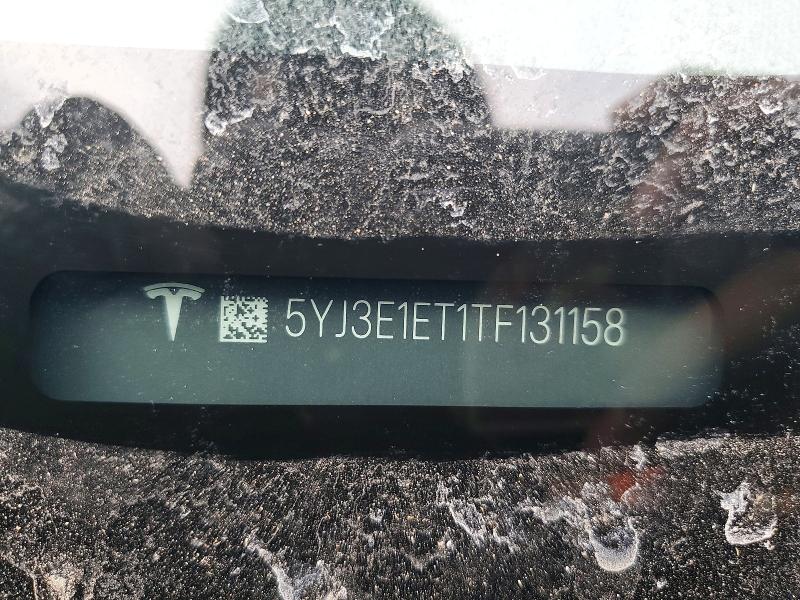 75637575 :رقم المزاد ، 5YJ3E1ET1TF131158 vin ، 2026 Tesla Model 3 مزاد بيع