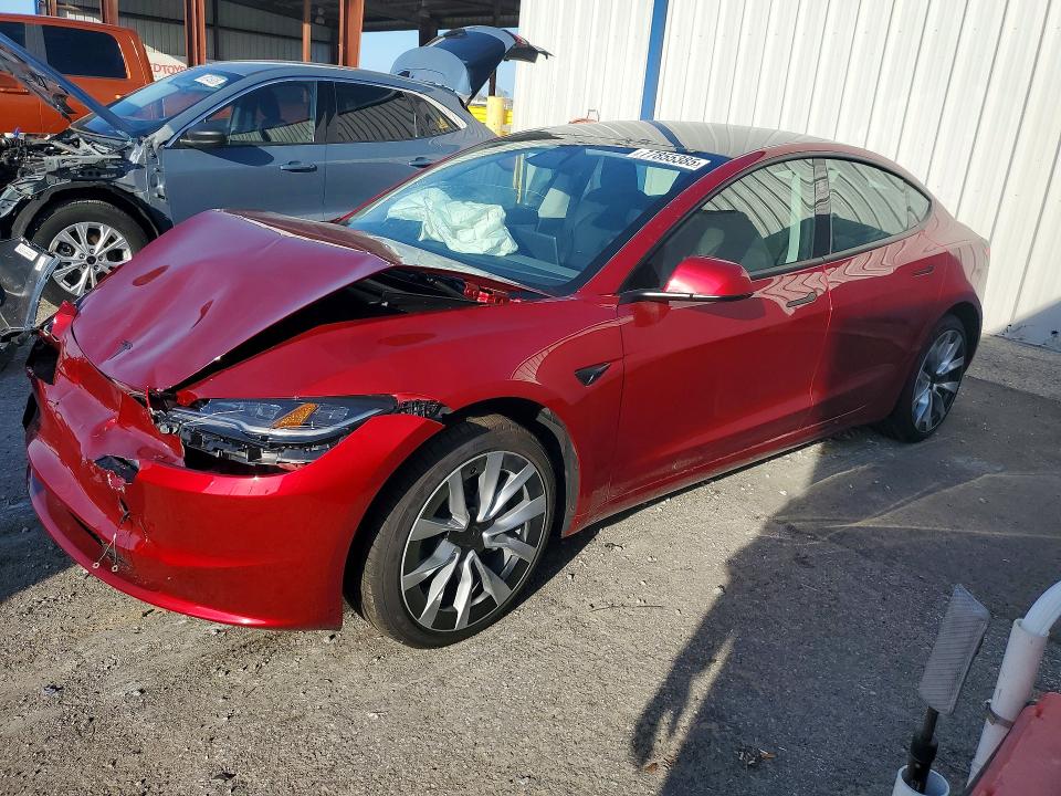 77855385 :رقم المزاد ، 5YJ3E1EA0TF121333 vin ، 2026 Tesla Model 3 مزاد بيع