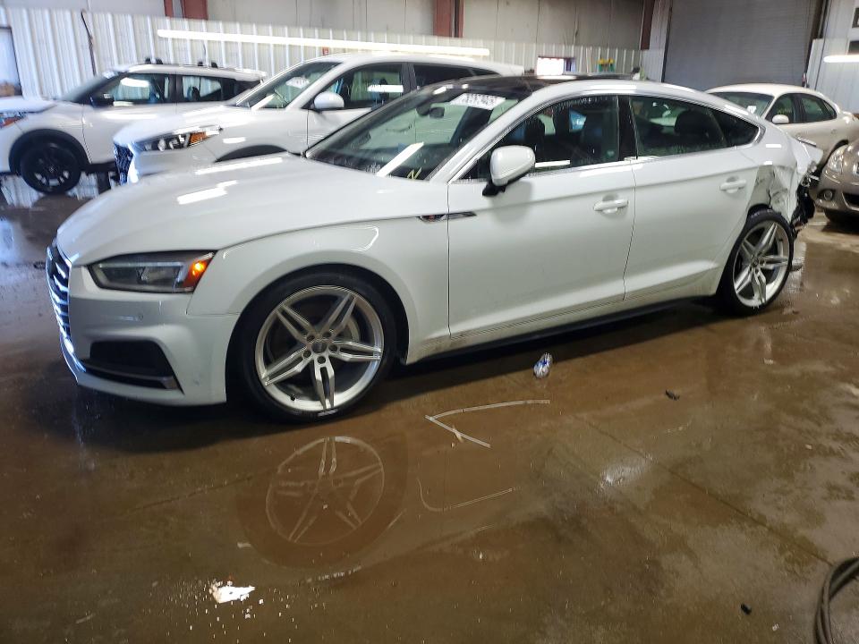 78257945 :رقم المزاد ، WAUENCF50JA123589 vin ، 2018 Audi A5 مزاد بيع