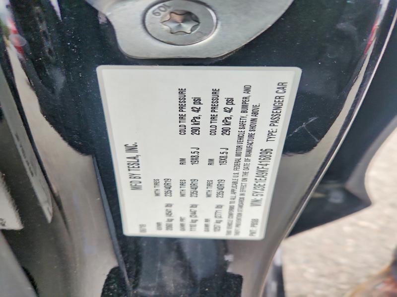 76484465 :رقم المزاد ، 5YJ3E1EA9KF416896 vin ، 2019 Tesla Model 3 مزاد بيع