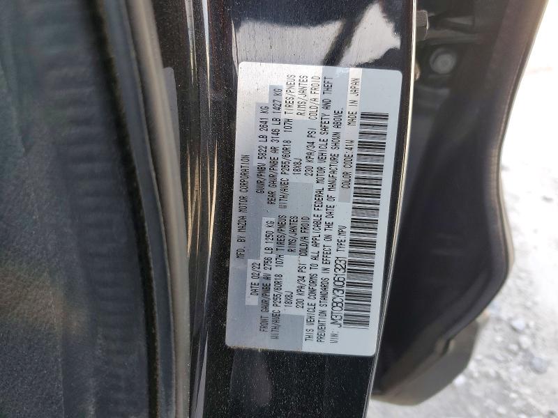 78437255 :رقم المزاد ، JM3TCBCY3N0613231 vin ، 2022 Mazda Cx-9 مزاد بيع