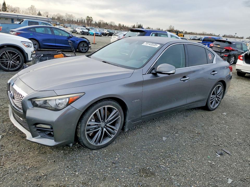 2015 Infiniti Q50 მანქანა იყიდება აუქციონზე, vin: JN1AV7AR2FM850907, აუქციონის ნომერი: 78143535