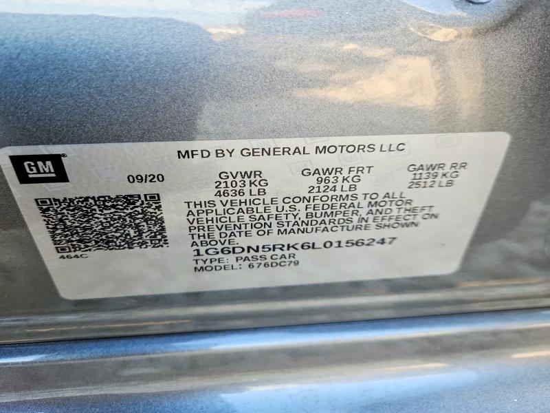 Aukcja sprzedaży 2020 Cadillac Ct5 Premiu, vin: 1G6DN5RK6L0156247, numer aukcji: 75926975